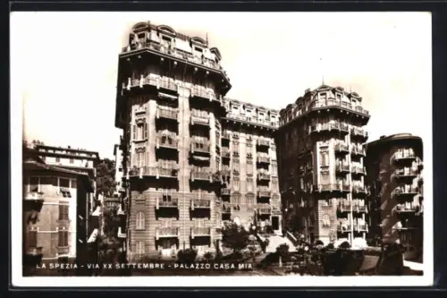AK La Spezia, Palazzo Casa Mia, Via XX Settembre