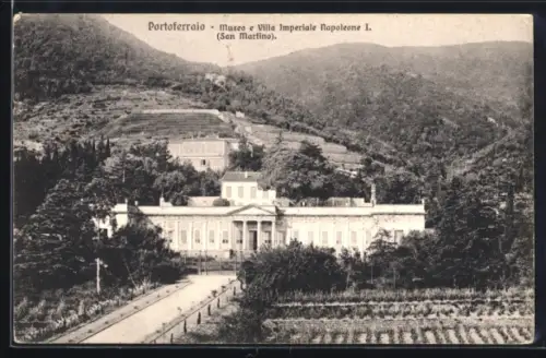 AK Portoferraio, Museo e Villa Imperiale Napoleone I. San Martino