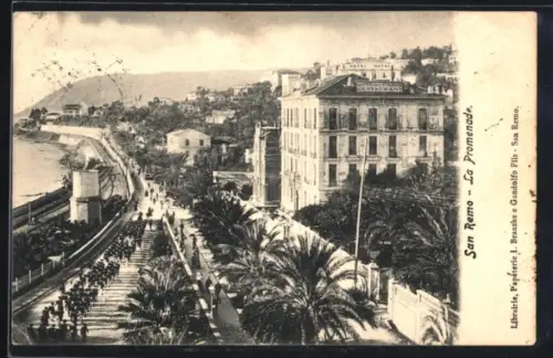 AK San Remo, La Promenade