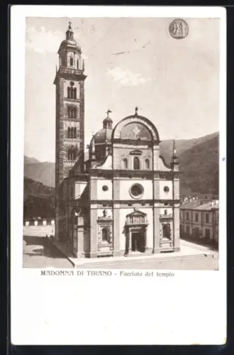 AK Madonna di Tirano, Facciata del tempio