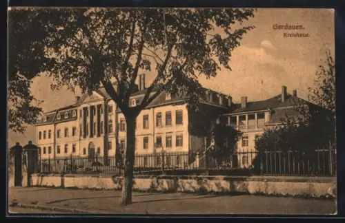 AK Gerdauen, Ansicht vom Kreishaus