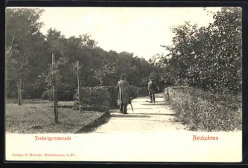 AK Neukuhren, Partie in der Seebergpromenade