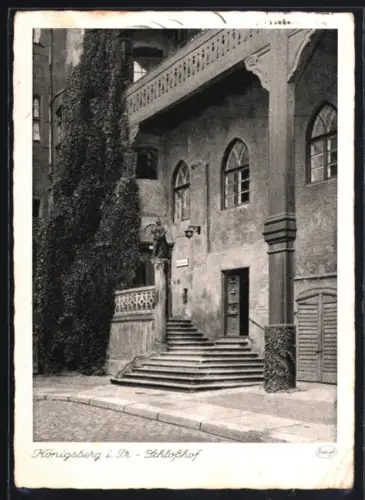 AK Königsberg, Partie im Schlosshof