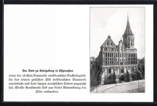 AK Königsberg in Ostpreussen, Gesamtansicht vom Dom