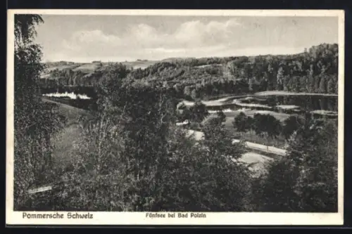 AK Bad Polzin /Pommersche Schweiz, Fonfsee
