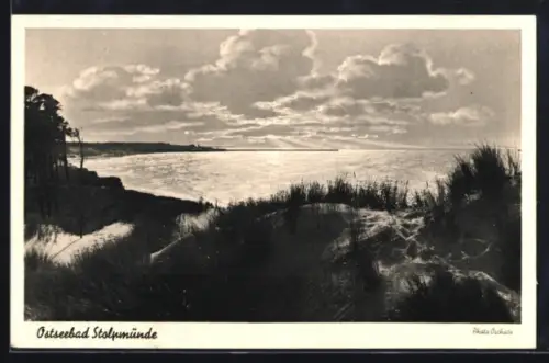 AK Stolpmünde, Ostseebad, Panorama