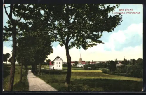 AK Bad Polzin, Luisenbad-Promenade