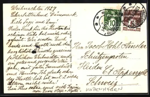 AK Kopenhagen, Partie am Rathausplatz