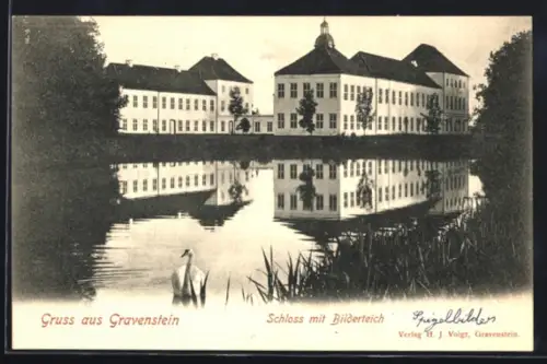 AK Gravenstein, Schloss mit Bliderteich