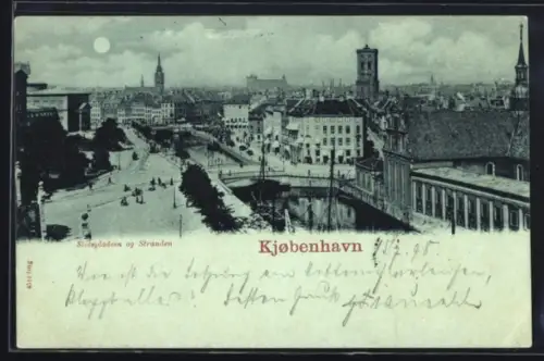 Mondschein-AK Kjobenhavn, Slotspladsen og Stranden