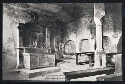 AK Salzburg, Katakomben, Gertrauden-Kapelle