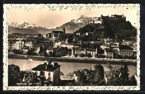 AK Salzburg, Ortsansicht vom Imberg