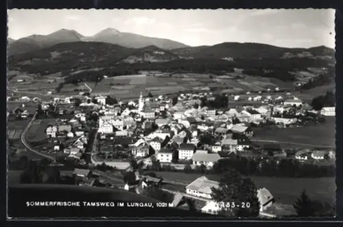 AK Tamsweg im Lungau, Gesamtansicht aus der Vogelschau