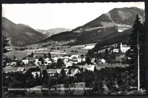 AK Turnau /Stmk., Teilansicht gegen Aflenzer Staritzen