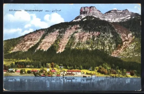 AK Alt-Aussee, Salzkammergut, Uferpartie