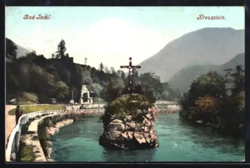 AK Bad-Ischl, Kreuzstein