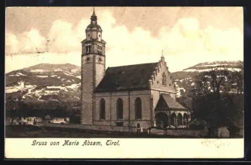 AK Absam /Tirol, Kirche Maria Absam