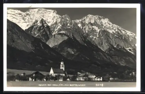 AK Absam bei Hall, Kirche mit Bettelwurf