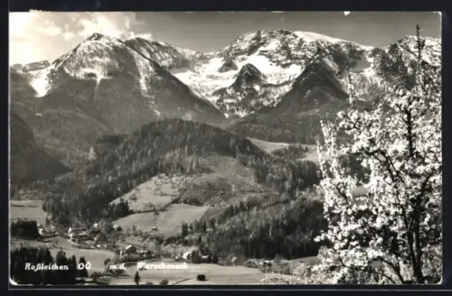 AK Rossleithen /O. Ö., Panorama mit dem Warscheneck