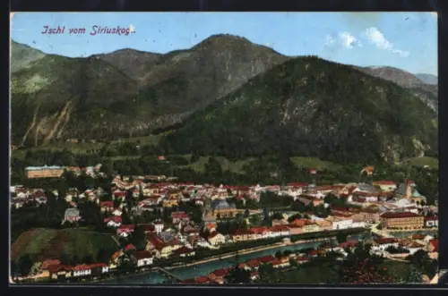 AK Ischl, Teilansicht vom Siriuskogl aus