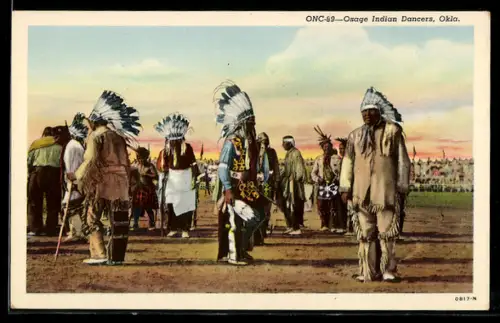 AK Oklahoma, Osage Indian Dancers, Indianer