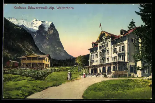 AK Wetterhorn, Hotel Kurhaus Schwarzwald-Alp