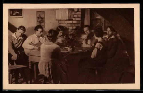 AK Jugendliche in einer Jugendherberge