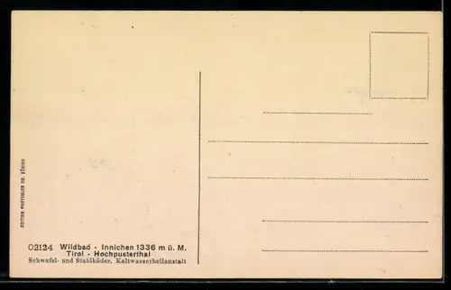 AK Innichen, Wildbad mit Umgebung
