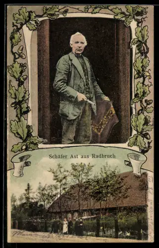 AK Radbruch, Schäfer Ast, Bauernhaus