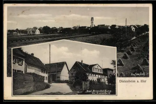 AK Dietenheim a. Iller, Ortsansicht, Bad Brandenburg bei Dietenheim