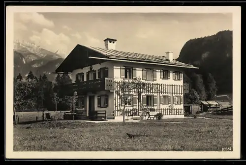 AK Schönau-Berchtesgaden, Hotel Landhaus Brunau, Bes. Anton Brandner