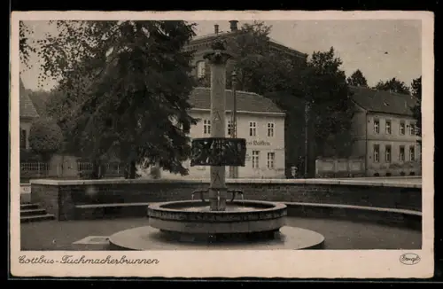 AK Cottbus, Der Tuchmacherbrunnen