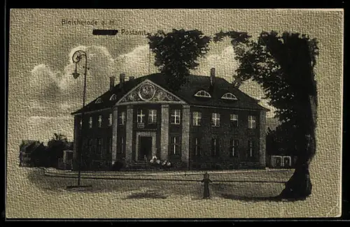 AK Bleicherode a. H., Partie am Postamt