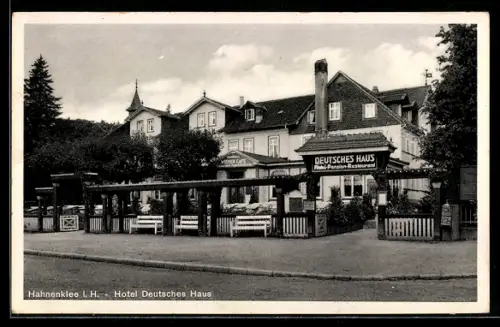AK Hahnenklee i. H., Hotel Deutsches Haus