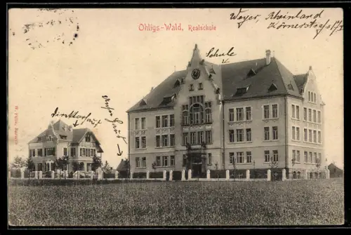 AK Ohligs-Wald, Blick zur Realschule