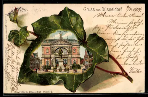 Passepartout-Lithographie Düsseldorf, Kunsthalle im Efeu-Passepartout