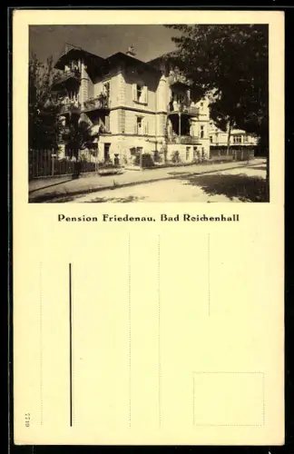 AK Bad Reichenhall, Hotel-Pension Friedenau