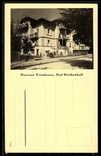 AK Bad Reichenhall, Hotel-Pension Friedenau