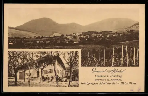 AK Eisental-Affental, Gasthaus zum Weinberg, Teilansicht