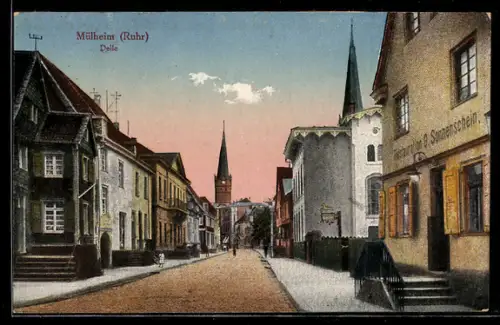 AK Mülheim / Ruhr, Restaurant v. G. Sonnenschein in der Deile-Strasse