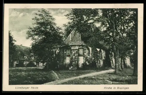 AK Bispingen /Lüneburger Heide, Kirche in Bispingen