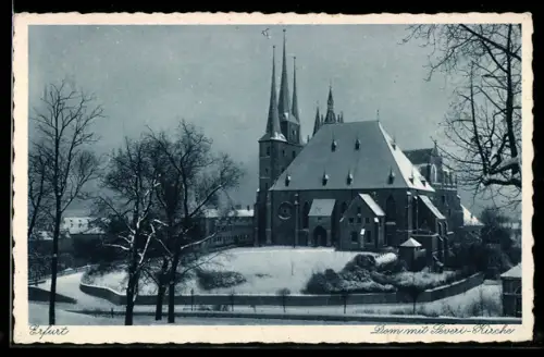 AK Erfurt, Dom mit Severi-Kirche