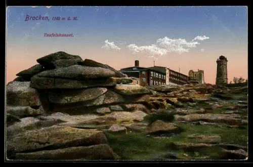 AK Brocken, Teufelskanzel auf dem Brocken