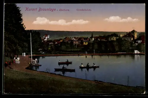 AK Braunlage i. Oberharz, Der Gondelteich