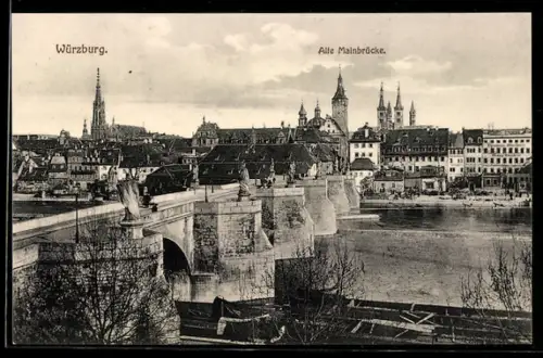 AK Würzburg, Alte Mainbrücke