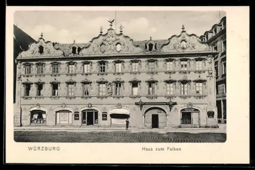 AK Würzburg, Haus zum Falken