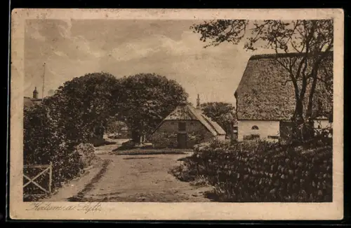 AK Keitum auf Sylt, Wohnhäuser im Ort