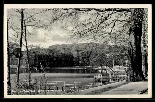 AK Malente-Gremsmühlen am Diecksee, Partie am See
