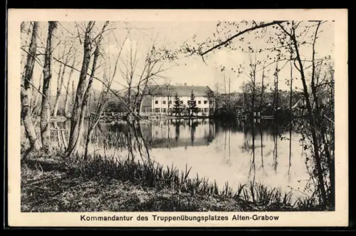 AK Alten-Grabow, Kommandantur des Truppenübungsplatzes