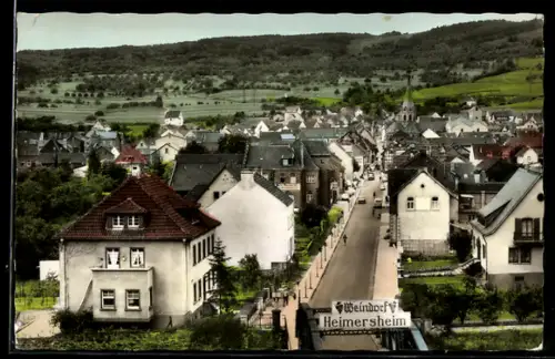 AK Heimersheim, Ortsansicht mit Kirche